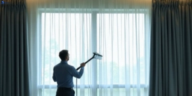 Commercial curtain steam cleaning service glen-huntly-vic hotels offices