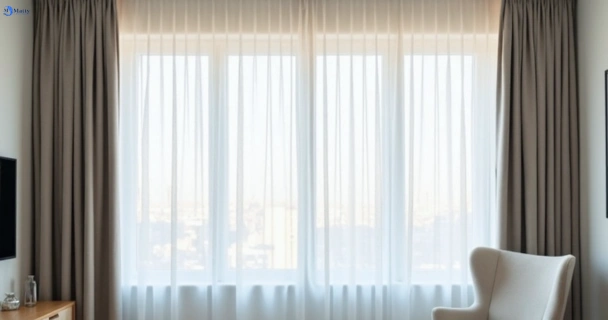 Freshly steam cleaned curtains in glen-huntly-vic QLD